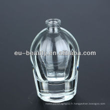 Oval nouveau design bouteille en verre à parfum clair 40ml